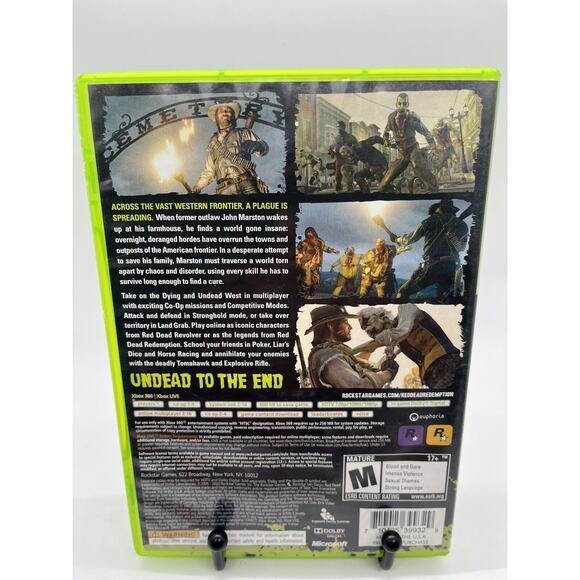 Red Dead Redemption: Undead Nightmare - XBOX 360 - Complete w/ Manual - Tested - Picture 2 of 8